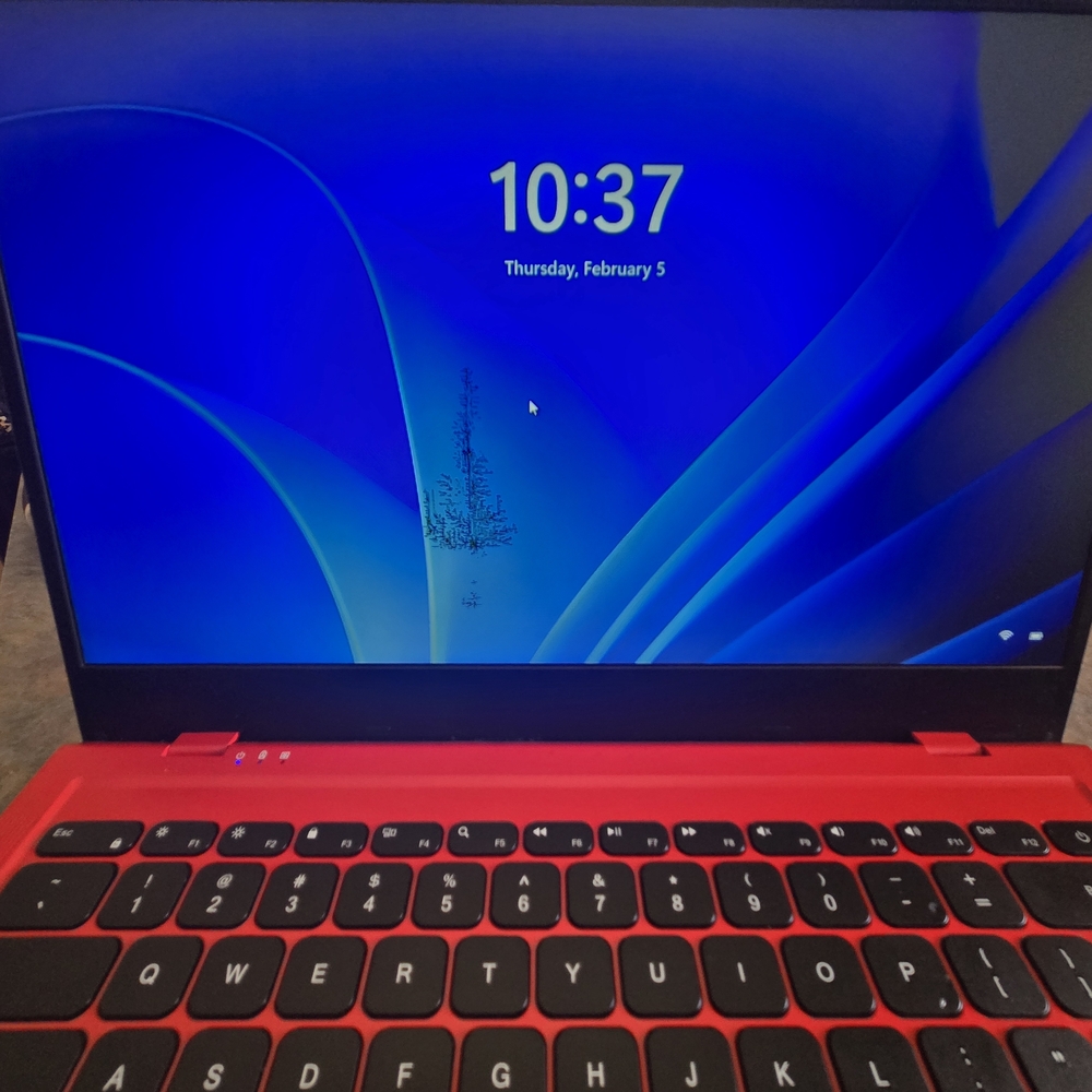 Red Laptop Notebook – Compact Everyday Laptop